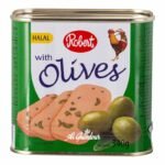 Robert Chicken Luncheon Meat aux Olives 340 g – Charcuterie de Poulet Prête à Déguster
