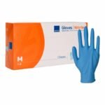 Abena Gants Nitrile Non Poudrés Jetables Bleus Taille M – 150 Pièces | Protection & Hygiène