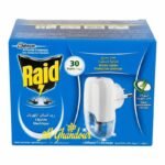 Diffuseur + Recharge Liquide Raid 30 Nuits – Anti-Moustiques Électrique