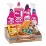Pack Alghandour – Kit de Nettoyage Miracle The Pink Stuff & Chiffons Daino