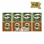 ASTA Cafe Moulu Epice Lot 4×200 g – Café Aromatisé aux Épices Saveur Intense