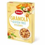 Emco Granola Sans Gluten Noix & Miel 340 g – Céréales Croquantes Healthy