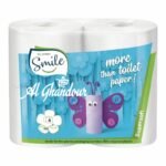 Papier Hygienique Smile – 4 Rouleaux Maxi – Douceur & Economie