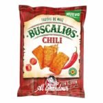 Buscalios Chips de Maïs Saveur Chili 35 g – Snack Épicé Croustillant