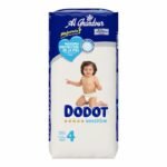 Dodot Couches Sensitive Taille 4 (9-14 kg) – 48 Pieces – Protection Douce & Anti Fuites