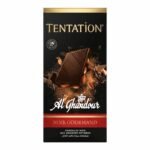 Chocolat Noir Gourmand aux Amandes Entières Tentation 150 g – Tablette Croquante & Intense