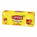 Lipton The Noir 25 Sachets – Infusion Classique & Saveur Intense