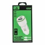 CK Travel Charger CR-201 45W – Chargeur Voiture Fast Charging Type C