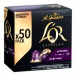 LOR Espresso Supremo Cafe en Capsules x50 – Intensité 10