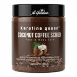 Keratine Queen Gommage Cafe & Noix de Coco 300g – Exfoliant Corps Nourrissant