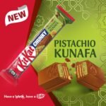 Nestle KitKat Chunky Pistachio Kunafa 41g – Chocolat Fourré Pistache & Kunafa – Image 3