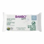 BAMBO NATURE Lingettes Bebe 64 Lingettes – Lingettes Douces & Hypoallergéniques