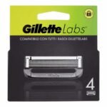 GilletteLabs Blade Refills 4 Count – Recharges de Lames de Rasage Homme