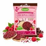 Lestello Dark Chocolate & Raspberry Chickpea Cakes 34g – Snack Healthy Sans Gluten