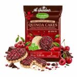 Lestello Galettes de Quinoa au Chocolat Noir & Cerise 36g – Snack Sans Gluten