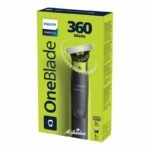 Philips OneBlade 360 Visage – Rasoir Electrique et Tondeuse à Barbe – Tondeuse Hybride