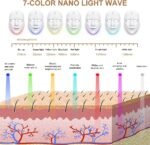 Masque Facial LED 7 Couleurs Visage et Cou – Phototherapie Anti Age & Raffermissante – Image 11