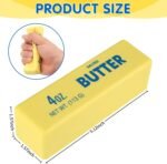 Butter Squishy Anti Stress – Jouet Antistress Trompe-l’Œil en Forme de Plaquette de Beurre – Image 3