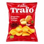 Trafo Bio Organic Snacks Paprika Potato Chips 40g – Chips de Pommes de Terre Bio au Paprika