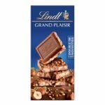 Lindt GRAND PLAISIR Lait Double Noisettes 150g – Chocolat au Lait aux Noisettes