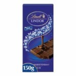Lindt Tablette LINDOR Noir 150g – Chocolat Noir Fondant