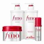 Shiseido Fino Premium Touch Coffret Capillaire – Shampooing, Masque, Apres Shampooing & Serum | Pack Promo | Prix Maroc