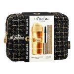 LOreal Paris Set Le Duo Serum Rajeunissant 30 ml + Mascara Panorama 10,5 ml + Trousse Offerte – Coffret Beaute