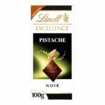 Lindt EXCELLENCE Noir Pistache & Pointe de Sel 100g – Chocolat Noir aux Pistaches Caramélisées