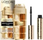 LOreal Paris Set Le Duo Serum Rajeunissant 30 ml + Mascara Panorama 10,5 ml + Trousse Offerte – Coffret Beaute – Image 2