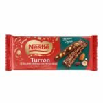 Nestle Extrafino Turron 230g – Nougat Chocolat au Lait, Noisettes, Amandes & Raisins Secs
