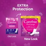 Carefree Protege Slips Plus Large 64 Unites – Protege Slips Extra Larges Absorbants et Anti Odeurs – Image 3