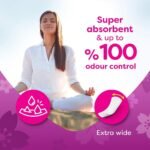 Carefree Protege Slips Plus Large 64 Unites – Protege Slips Extra Larges Absorbants et Anti Odeurs – Image 2