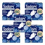 TADAM Ultra Dermo Sensitive Serviettes Hygieniques avec Ailes Night+ 5 × 10 Unités – Protection Nuit Peaux Sensibles
