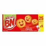 BN Mini Biscuits a la Pulpe de Fraise 5 x 35 g – Biscuits Fourres a la Fraise
