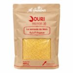 JOURI Semoule de Mais Sans Gluten 900 g – Semoule de Mais pour Harcha, Polenta et Recettes Maison | Prix Maroc