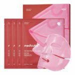MEDICUBE EGF NAD Firming Gel Mask 4 pcs – Masque Visage Coréen Raffermissant à la Niacinamide 2%