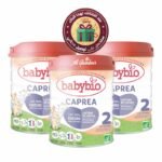 Babybio Caprea 2 Lait de Chevre Bio 3 × 800 g – Lait Infantile 2eme Age des 6 Mois | Livraison Gratuite | Prix Maroc