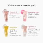 MEDICUBE Collagen Milk Toning Wrapping Mask 75 ml – Masque Visage au Collagene, Niacinamide & Glutathion – Image 3