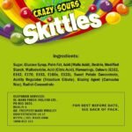 Skittles Giants Crazy Sours 132 g – Bonbons Geants Acidules aux Fruits – Image 2