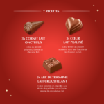 Lindt Ballotin CHAMPS ELYSEES Lait 217 g – Assortiment de 21 Chocolats Fins Fourrés – Image 3