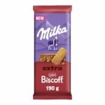 Milka Extra Biscoff 190 g – Chocolat au Lait et Biscuits Lotus Biscoff