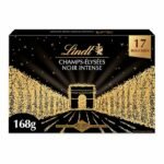 Lindt CHAMPS ELYSEES Noir Intense 168 g – Coffret de Chocolats Noirs Fins