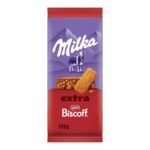 Milka Extra Biscoff 190 g – Chocolat au Lait et Biscuits Lotus Biscoff – Image 2